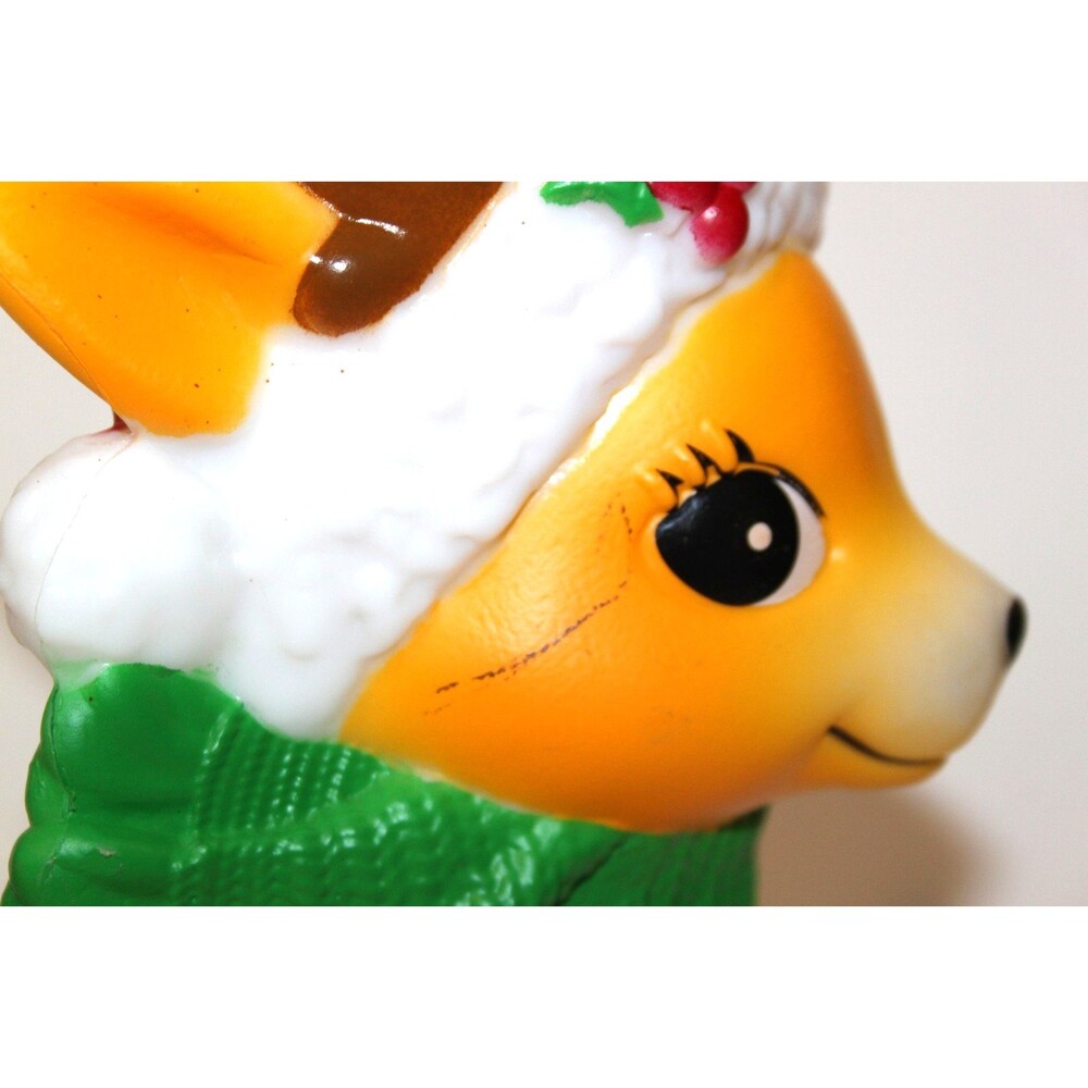 Reindeer Blow Mold 11” Table Top Light Up Battery Operated Christmas 2024 Decor - Picture 11 of 13
